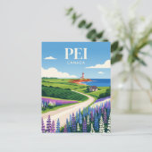Prins Edward Eiland Canada Briefkaart (Staand voorkant)