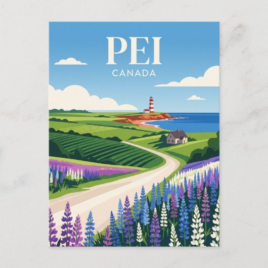Prins Edward Eiland Canada Briefkaart (Voorkant)
