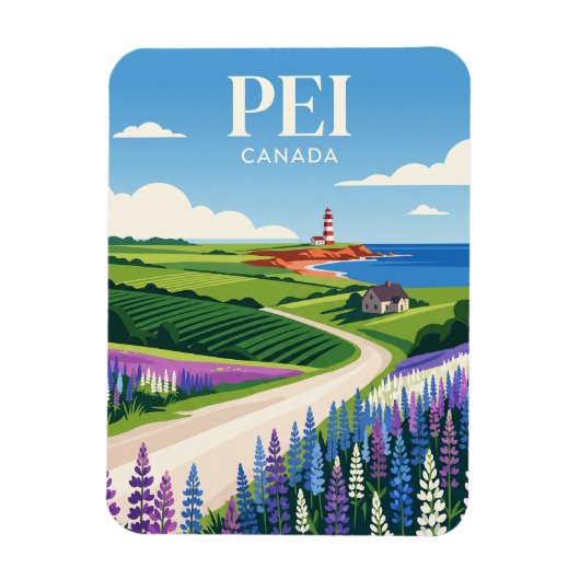 Prins Edward Eiland Canada Magneet (Verticaal)