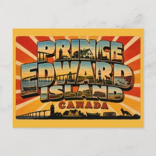 Prins Edward Eiland Canada Vintage Briefkaart
