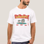 Prins Edward Island Vlag Grafisch T-shirt (Voorkant)