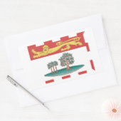 Prins Edward Island Vlaggen Grafisch Rechthoekige Sticker (Envelop)
