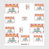 Prins Edward Island Vlaggen Grafisch Sticker (Vel)