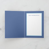 Prins eerste verjaardag van de schattige jongetje  kaart (Binnen)