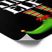 Prins Elf Matching Family Group kerstparty P Poster (Hoek)