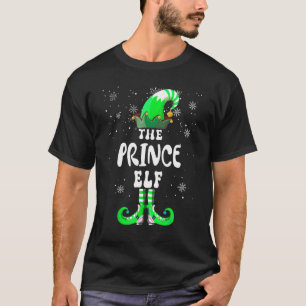 Prins Elf Matching Family-kerstfeest T-shirt