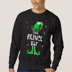 Prins Elf Overeenkomstige Familie Groep Kerstfeest Trui