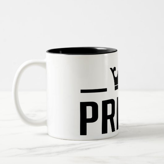 Prins en prinses mokken (Links)