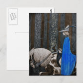 Prins en Tomte (Gnoom) in het Bos Briefkaart (Voorkant / Achterkant)