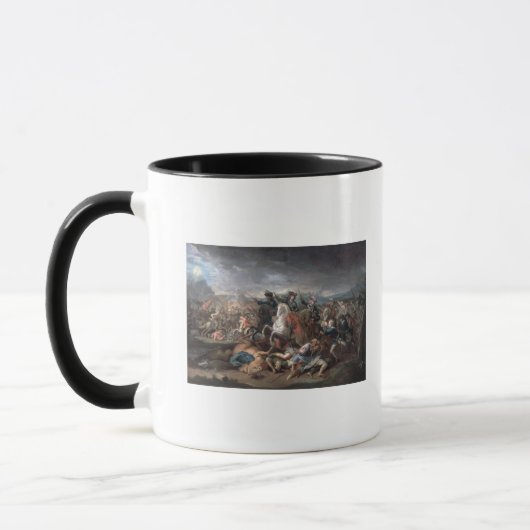Prins Eugene van Savoy op het Siege van Mok (Links)