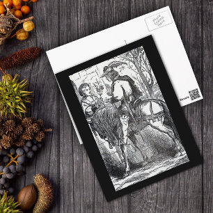  prins Fairy Tale op White Horse Princess Briefkaart