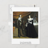 Prins Frederik en vrouw van Gerard Van Honthorst Briefkaart (Voorkant / Achterkant)