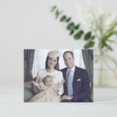 Prins George christening Oct 2013 gestileerd Briefkaart (Staand voorkant)