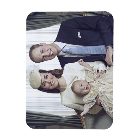 Prins George christening Oct 2013 gestileerd Magneet (Verticaal)