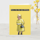 Prins George heeft 'n geanje. Kaart (Gele Bloem)