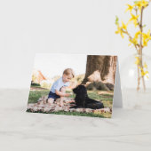 Prins George met hond Kaart (Gele Bloem)