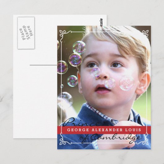 Prins George van Cambridge Briefkaart (Voorkant / Achterkant)