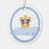 Prins George van Cambridge Pillow en Crown Keramisch Ornament (Links)