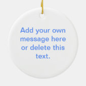 Prins George van Cambridge Pillow en Crown Keramisch Ornament (Achterkant)