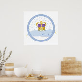 Prins George van Cambridge Pillow en Crown Poster (Keuken)