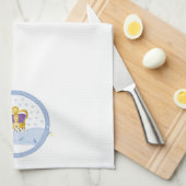 Prins George van Cambridge Pillow en Crown Theedoek (Quarter Fold)