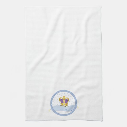 Prins George van Cambridge Pillow en Crown Theedoek (Verticaal)
