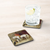 Prins George's favorieten (olie op doek) Bier Onderzetter (Rechterzijde)