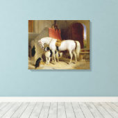 Prins George's favorieten (olie op doek) Canvas Afdruk (Insitu (Houten vloer))