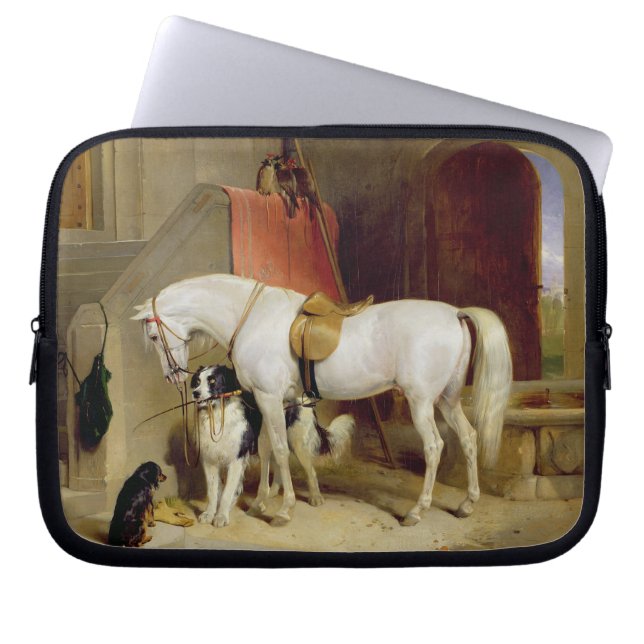 Prins George's favorieten (olie op doek) Laptop Sleeve (Voorkant)