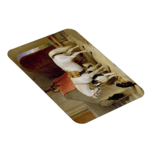 Prins George's favorieten (olie op doek) Magneet (Rechterzijde)