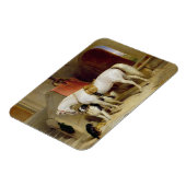 Prins George's favorieten (olie op doek) Magneet (Linkerzijde)