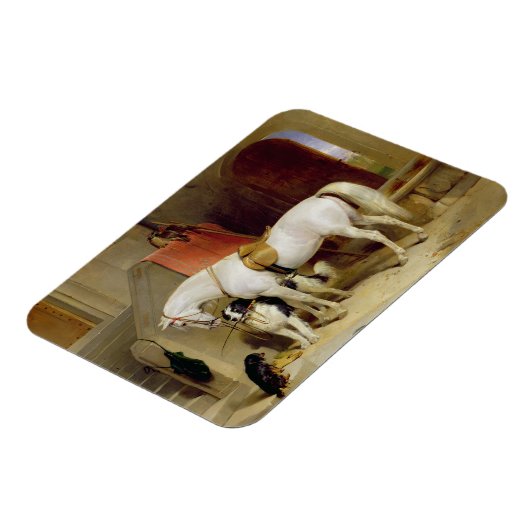 Prins George's favorieten (olie op doek) Magneet (Linkerzijde)