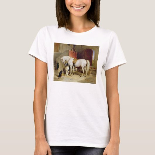 Prins George's favorieten (olie op doek) T-shirt (Voorkant)