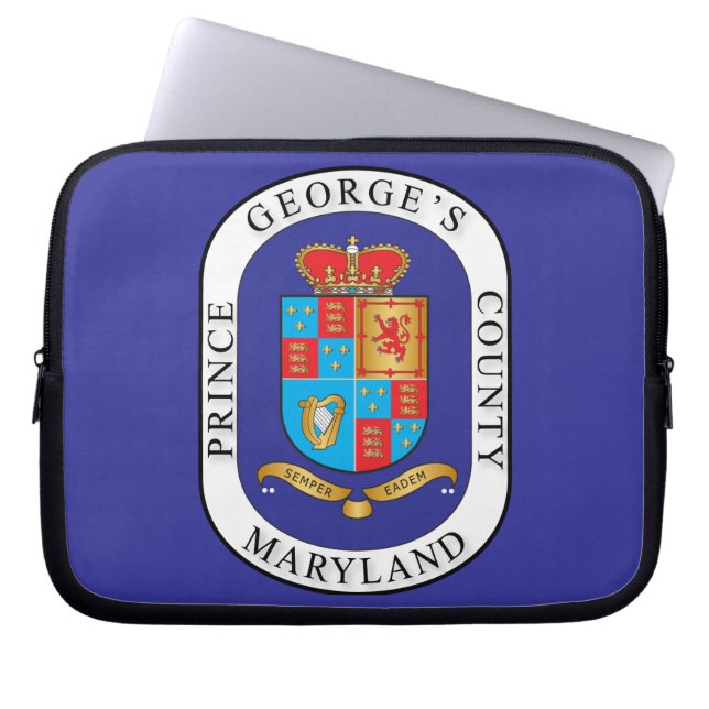 Prins George's graafzoet Laptop Sleeve (Voorkant)