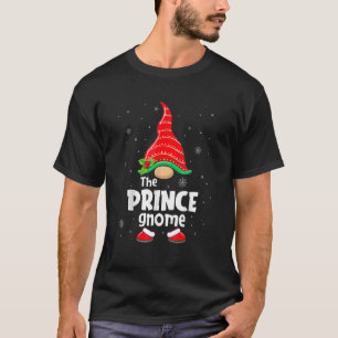 Prins Gnome Matching Family-kerstfeest T-shirt