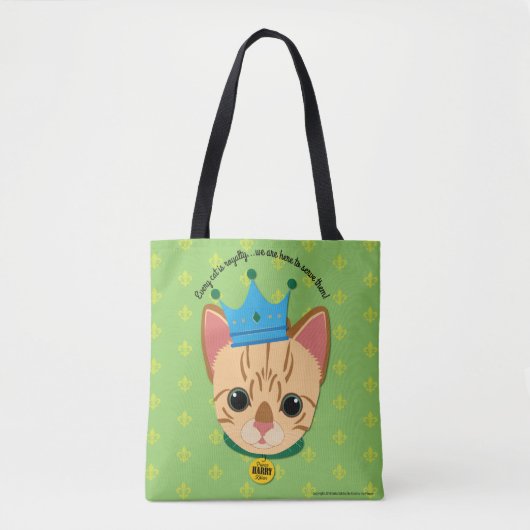 Prins Harry Kitten. Canvas tas (Voorkant)