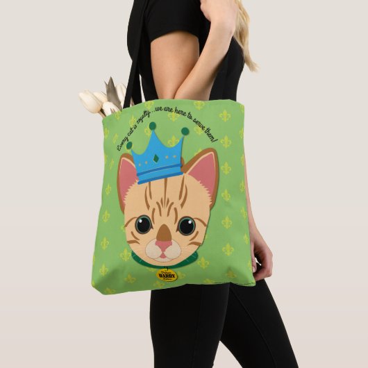 Prins Harry Kitten. Canvas tas (Dichtbij)