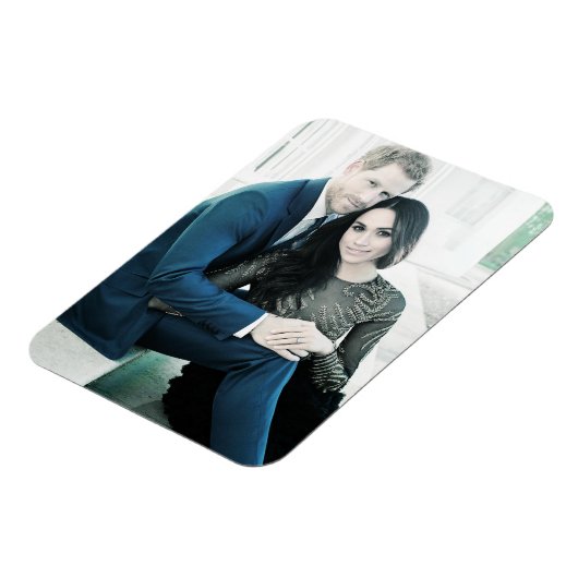 Prins Harry verloving-portret gestileerd Magneet (Linkerzijde)