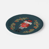 Prins kerstfeest voor de kraker papieren bordje (Gekanteld)