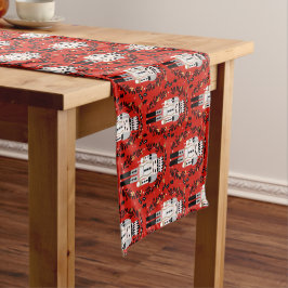 Prins kerstrector korte tafelloper