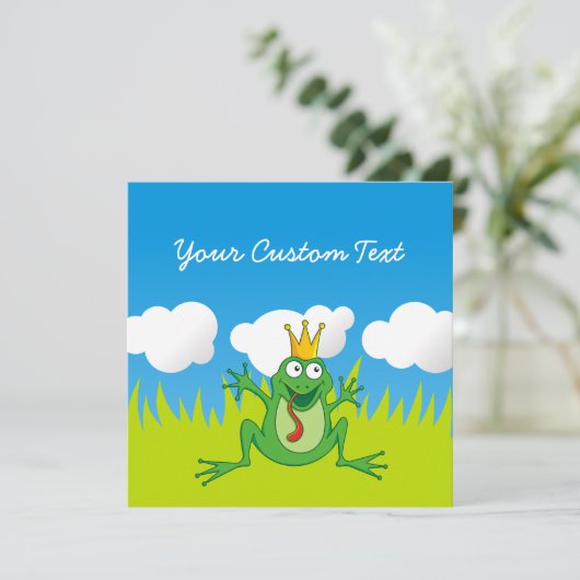 Prins kikker 5,25 x 5,25 inch (Staand voorkant)