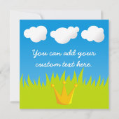 Prins kikker 5,25 x 5,25 inch (Achterkant)