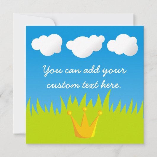 Prins kikker 5,25 x 5,25 inch (Achterkant)