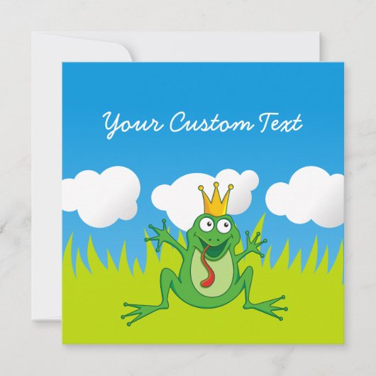 Prins kikker 5,25 x 5,25 inch (Voorkant)