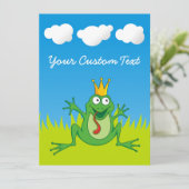 Prins kikker 5,5 x 7,5 inch (Staand voorkant)