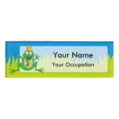 Prins kikker naambadge (Voorkant)