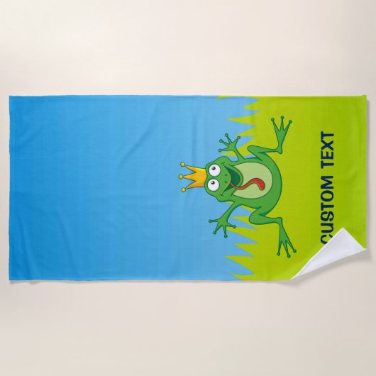 Prins kikker strandlaken (Voorkant)