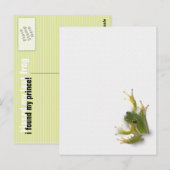 " prins " kikkikkervis - briefkaart (Voorkant / Achterkant)