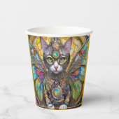 Prins Kitty Kat van de Vlinder Vleugel Brigade Papieren Bekers (Voorkant)