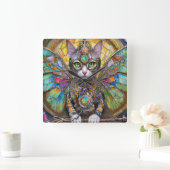 Prins Kitty Kat van de Vlinder Vleugel Brigade Vierkante Klok (Huis)